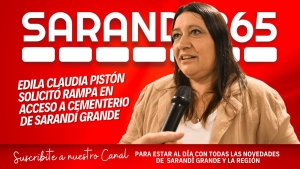 Edila Ana Claudia Pist&oacute;n solicit&oacute; rampas en cementerio de Sarand&iacute; Grande para facilitar accesibilidad a personas con movilidad reducida